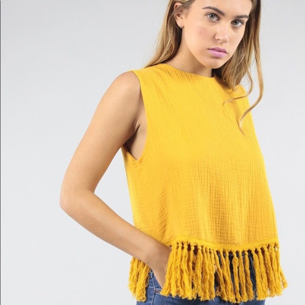 yellow front top